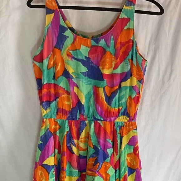 California Girl Vibrant Color Dress - Picture 1 of 3